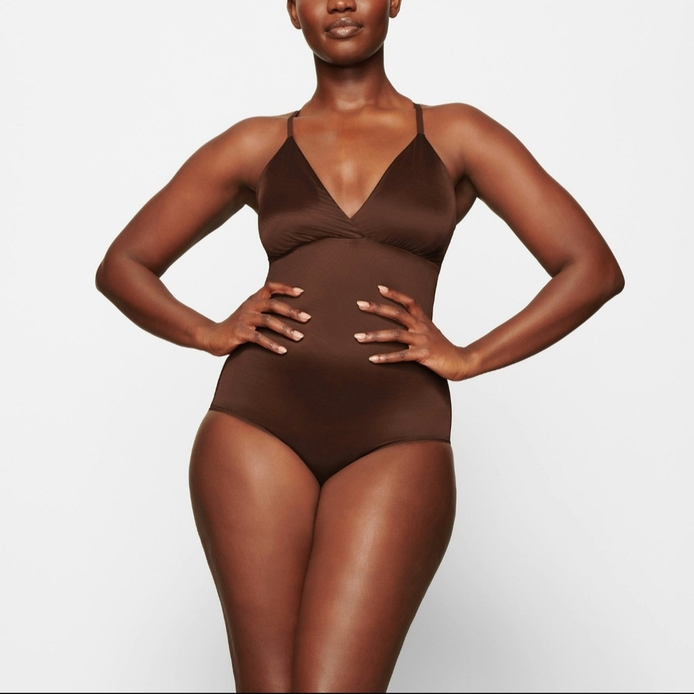 SKIMS Brown Bodysuit